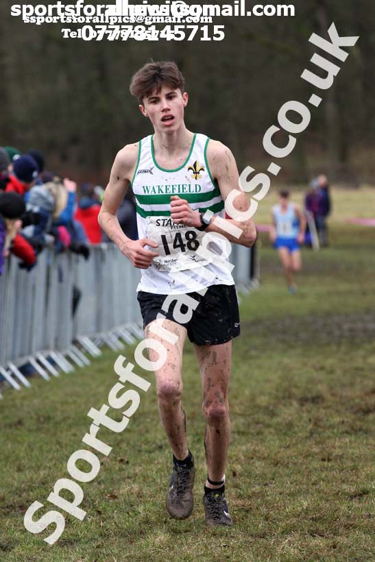 Mens under-17s, 2018 Northern Cross Country Champs., Harewood House, Leeds. Photo: David T. Hewitson/Sports for All Pics